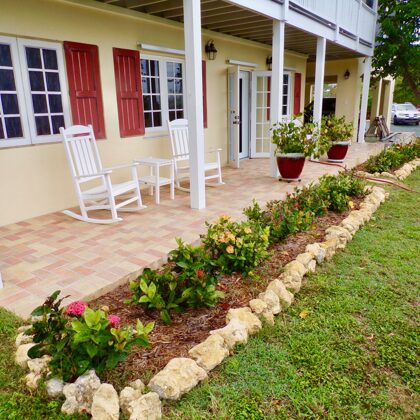 Soaps outside the downstairs bedrooms