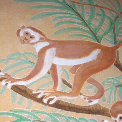Detail of monkey tile