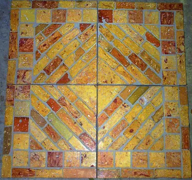 Detail of welcome mat