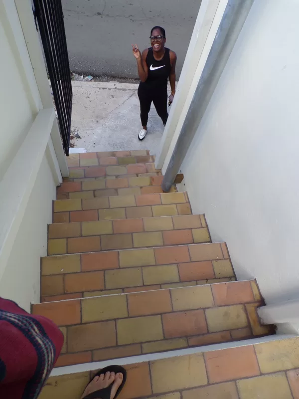 Stairs at Project Promise