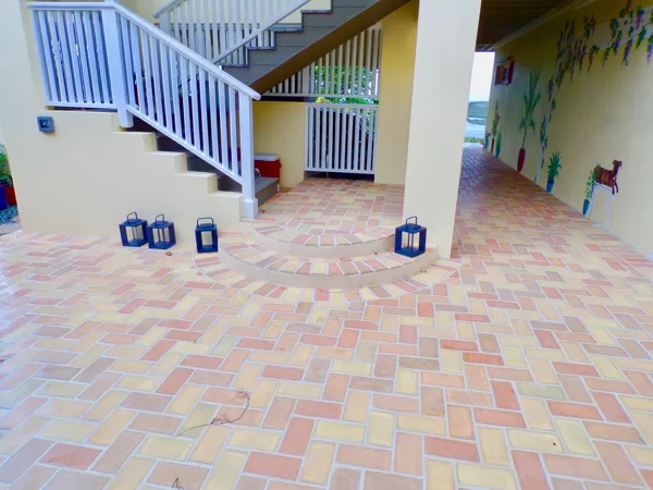 Soaps on patio and up stairs