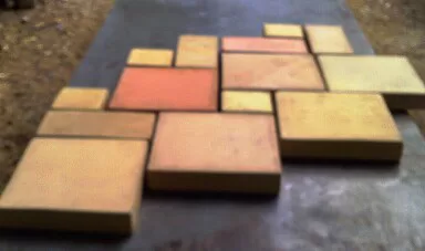 Ashlar brick pattern