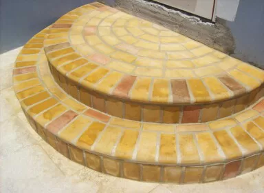 Soaps on circular stair