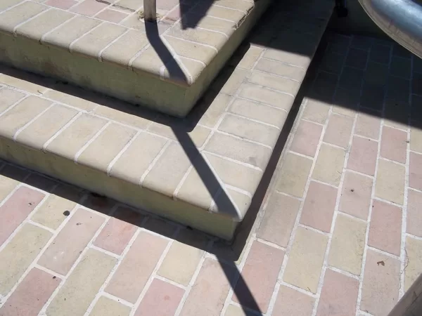 Soaps on corner stairs 