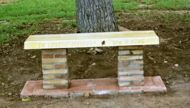 Memorial bench
