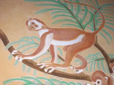 Detail of monkey tile